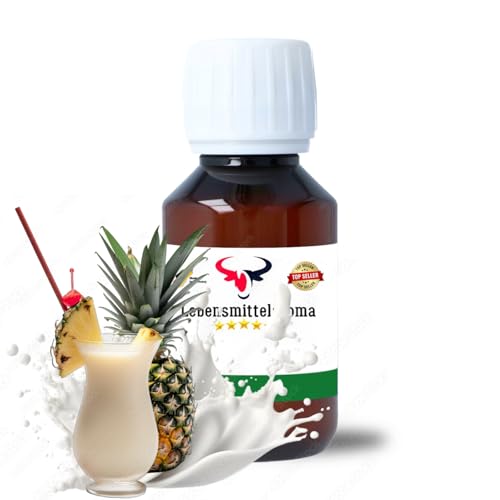 Pina Colada Konzentrat Drops hochkonzentriertes Aroma Lebensmittelaroma Intensives Aroma zum Backen in Lebensmitteln & Getränken, für Diffuser Vernebler Nebelmaschinen Wassersprudler uvm. (30 ml) von House of Vape