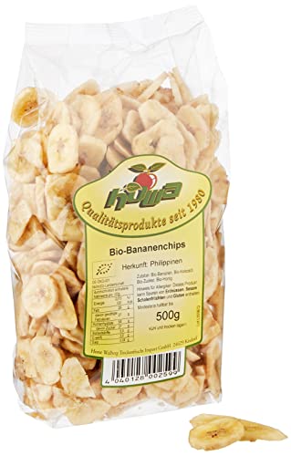 Howa Bio Bananenchips gesüßt mit Honig (1 x 500 g) von Howa