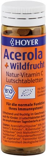 Acerola + Wildfrucht Lutschtabletten von Hoyer