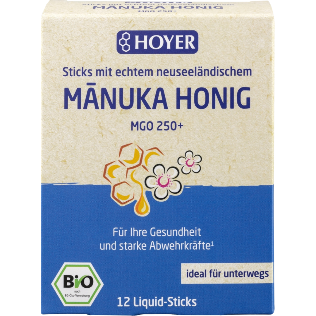 Bio Manukahonig Sticks von Hoyer