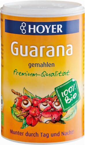 Guarana gemahlen Premium-Qualität 12 x 75 gr von Hoyer