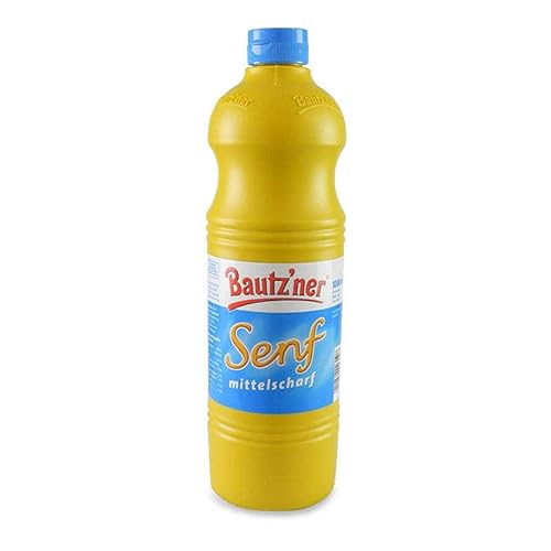 Bautzner Senf 1000 ml mittelscharf Feinschmecker Senf von Hoyo Technology GmbH