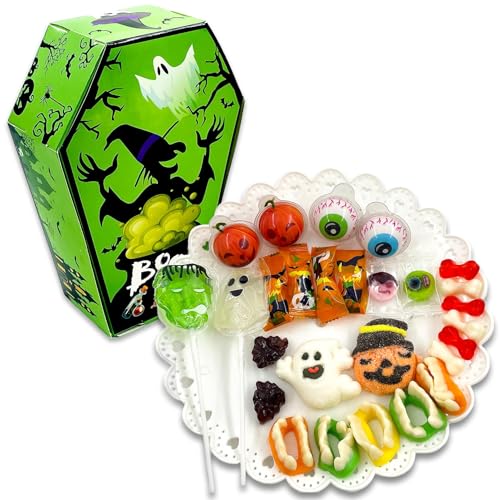 Halloween Süßigkeiten, Chewing Eyeballs, Halloween Augen Kaugummi, Halloween Gummis, Lutscher, Vampir Zähne, Gruselige Süßigkeiten Einzeln Verpackt, für Halloween Süßes oder Saures von Hpbaggy