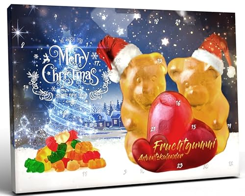 "Fruchtgummi"-Adventskalender, 1er Pack (1 x 570 g) von Huber-Kölle