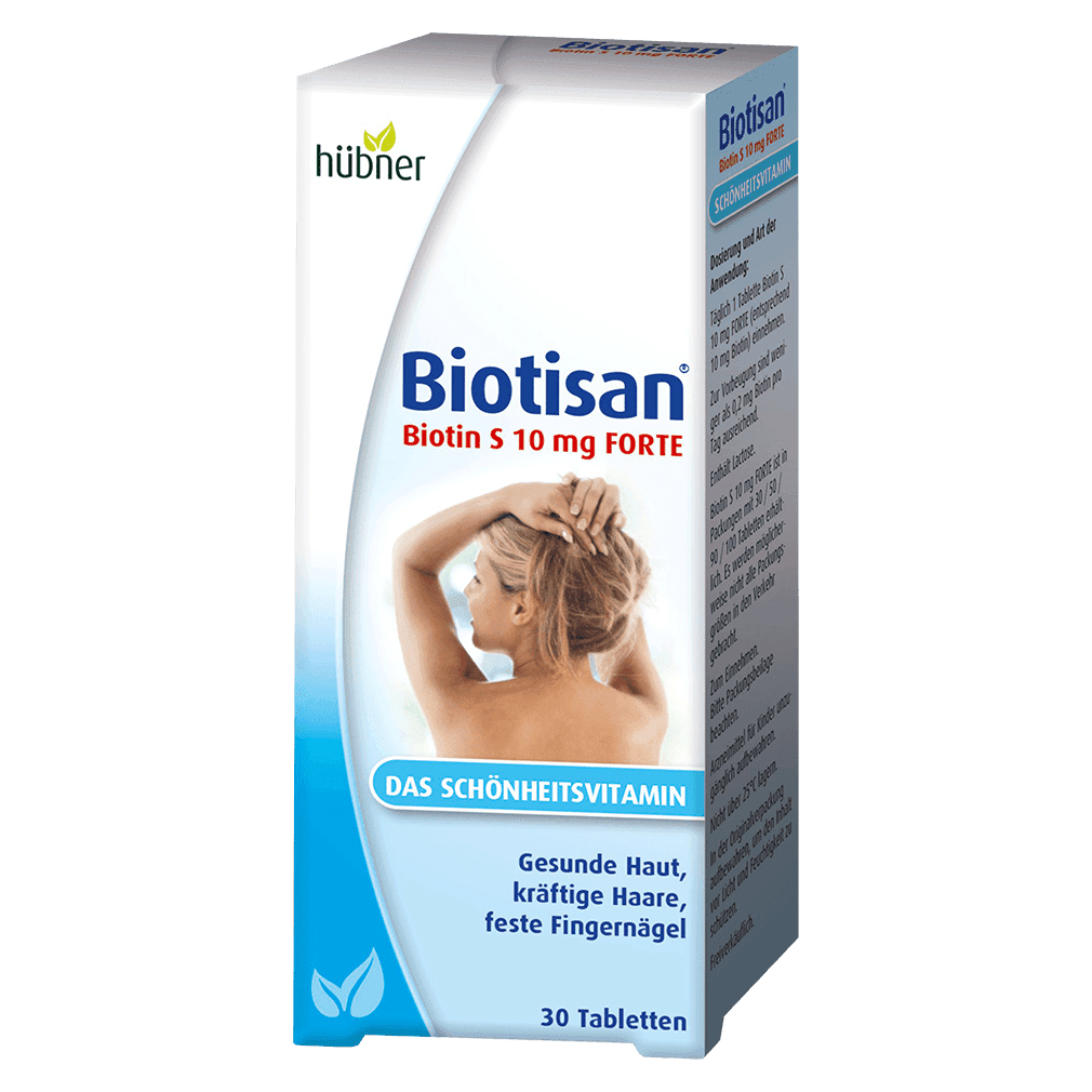BIOTISAN® Biotin S 10mg FORTE von Hübner