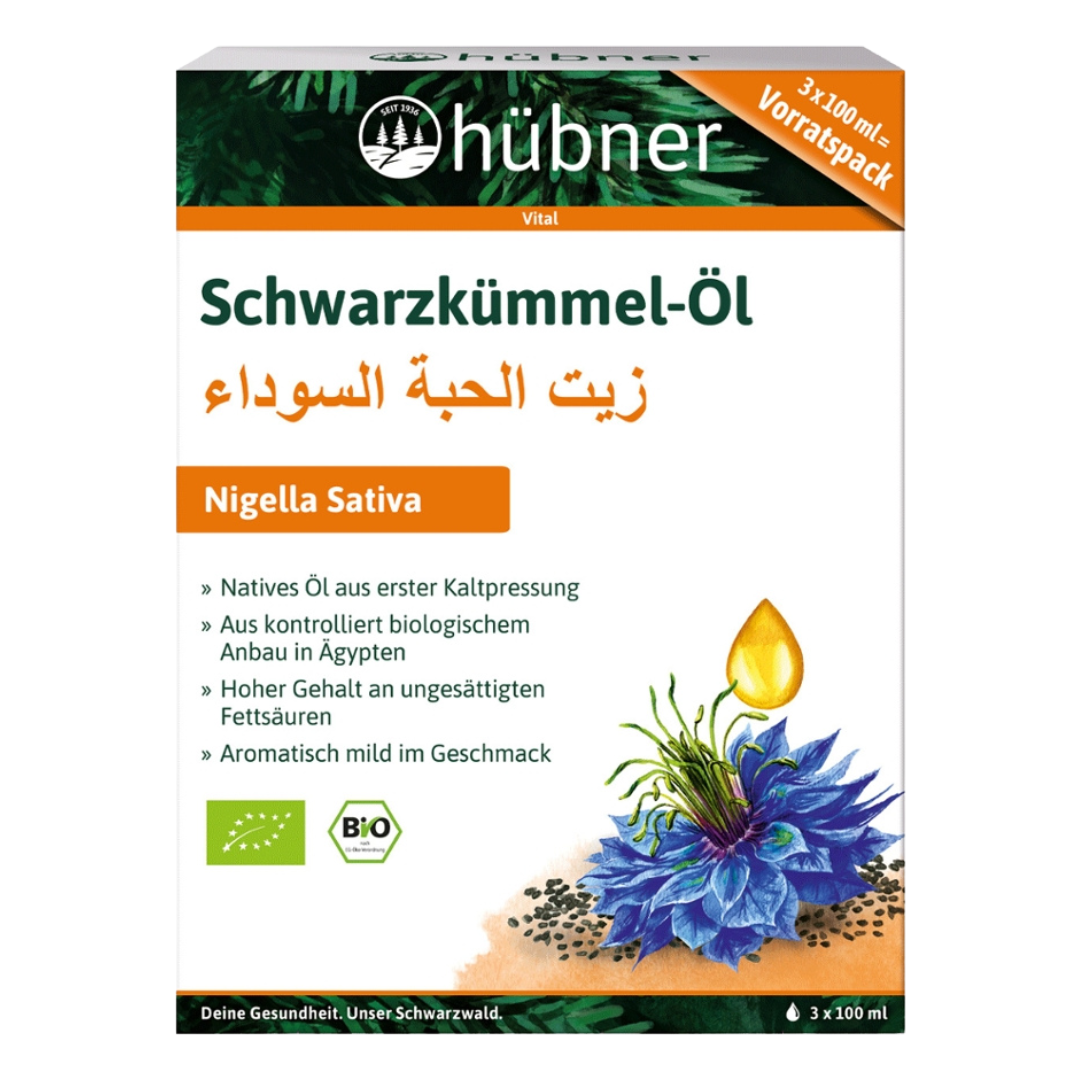 Bio Schwarzkümmel Öl von Hübner