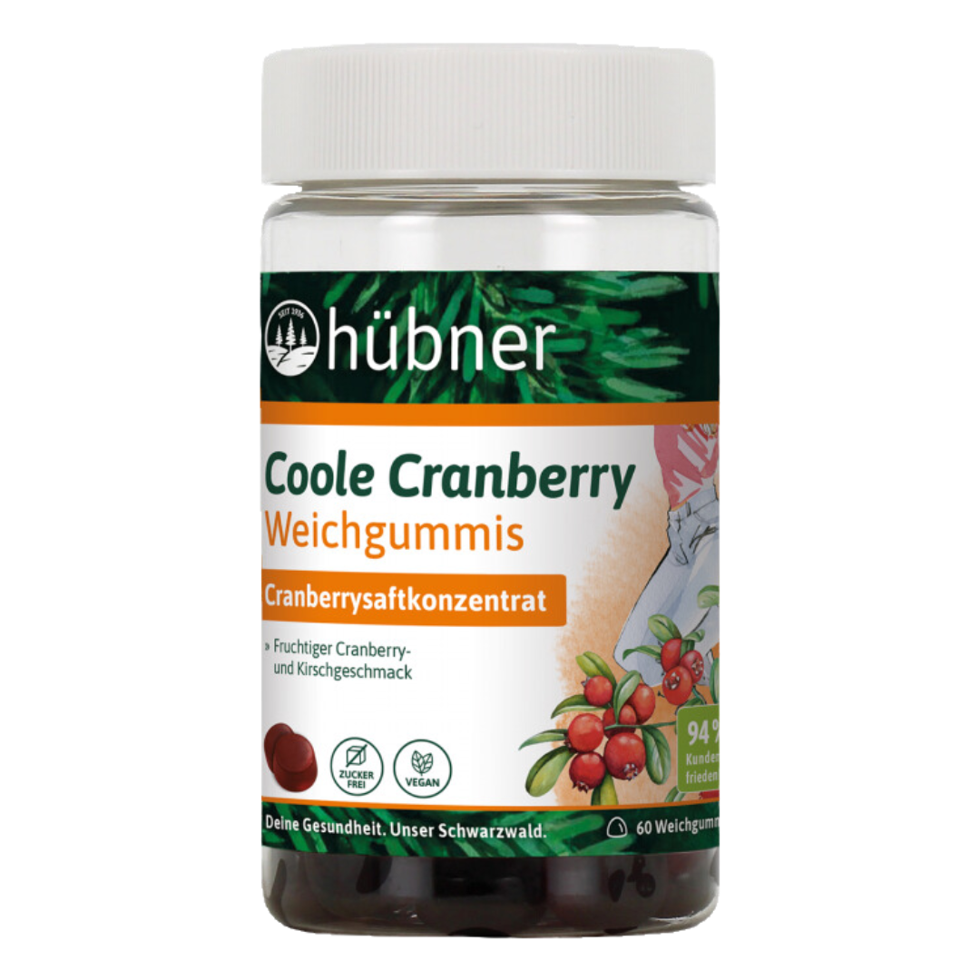 Coole Cranberry Weichgummies von Hübner