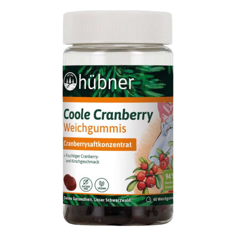 Coole Cranberry Weichgummies von Hübner