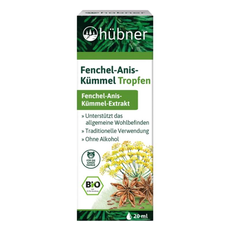 Fenchel-Anis-Kümmel Tropfen, 20ml von Hübner