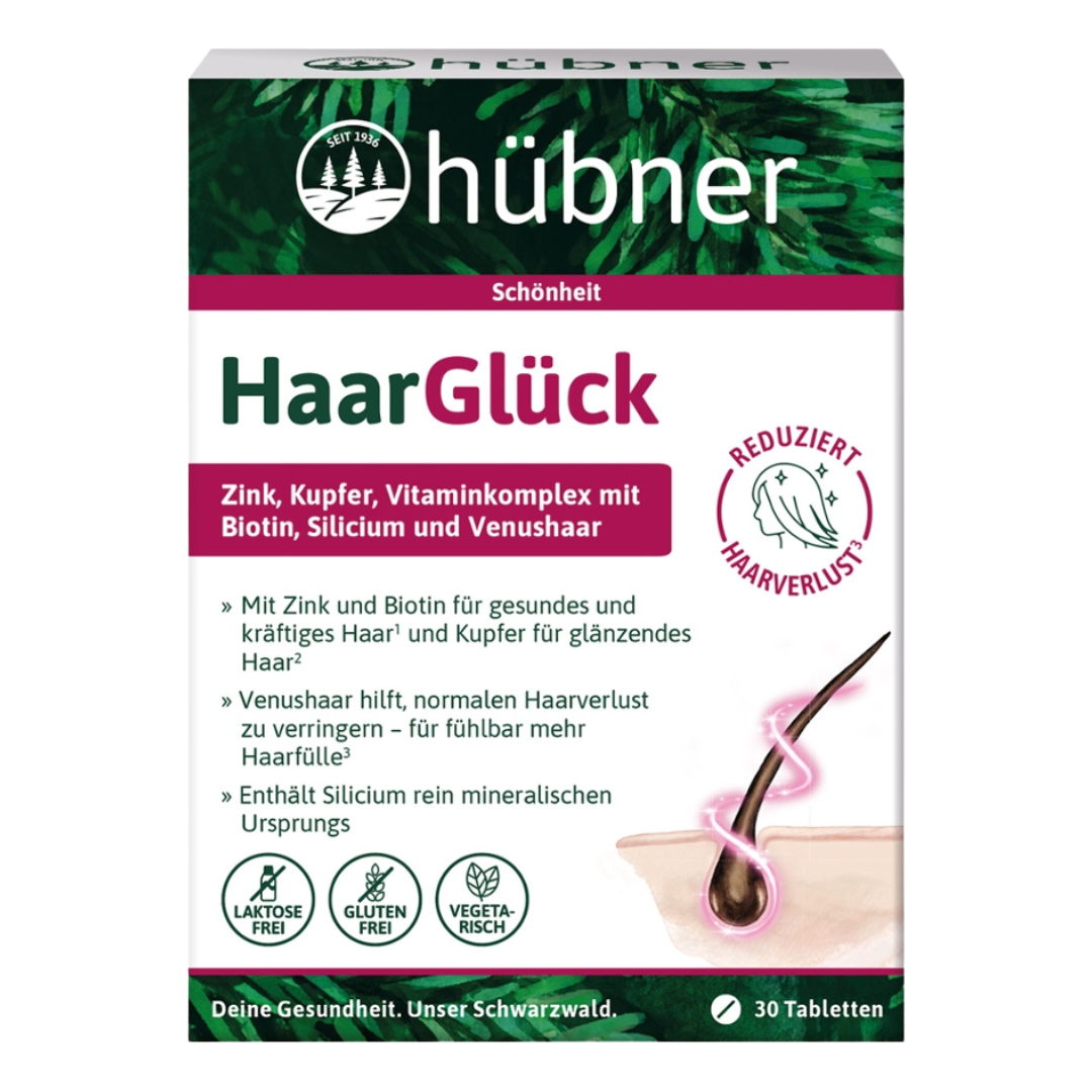 Haar Glück, 30 Tabletten von Hübner