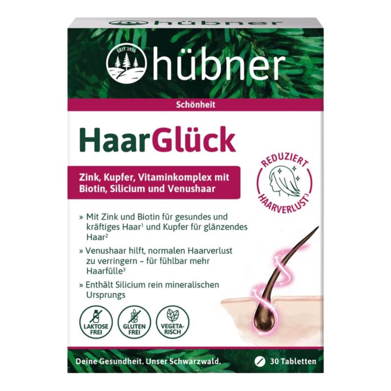 Haar Glück, 30 Tabletten von Hübner