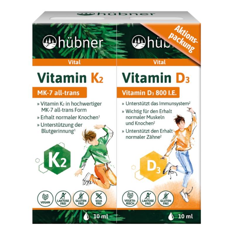 Vitamin K2 & D3 Tropfen von Hübner