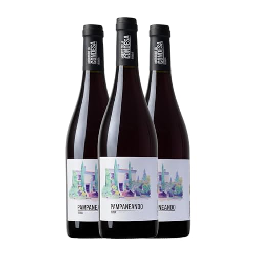 Huerto de la Condesa Pampaneando Sierras de Málaga 75 cl Rotwein (Karton mit 3 Flaschen von 75 cl) von Huerto de la Condesa