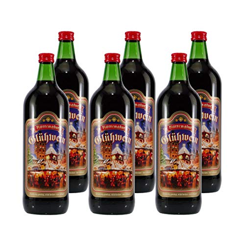 Hüttenglut Glühwein (6 x 1,0L) von Hüttenglut Glühwein