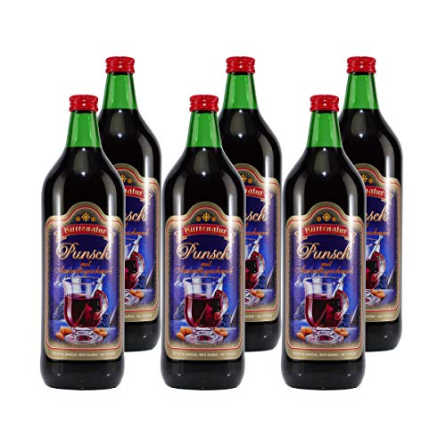 Hüttenglut Punsch mit Amarettogeschmack (6 x 1,0L) von Hüttenglut Glühwein