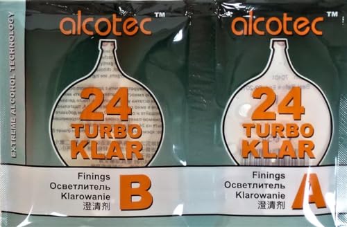 Alcotec HUGBERT Turbo Klar 24h Klärmittel Schönung Vodka Alkohol Schnaps Wein Bier (2 Stück) von Hugbert