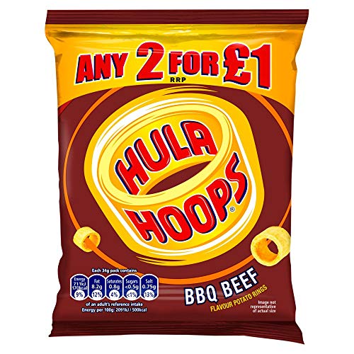 Hula Hoops Grill-Ringe, 32 x 34 g von Hula Hoops