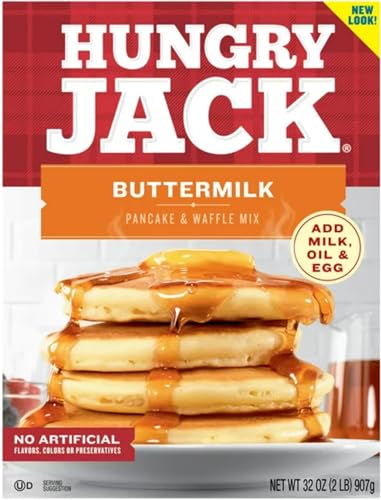 Hungry Jack Buttermilk Pancake&Waffle Mix, 32 oz(907g) von Hungry Jack