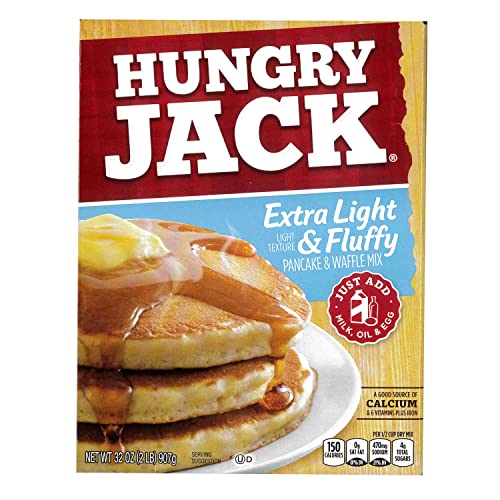 Hungry Jack Pfannkuchen & Waffelmischung – extra leicht und flauschig, 907 g von Hungry Jack