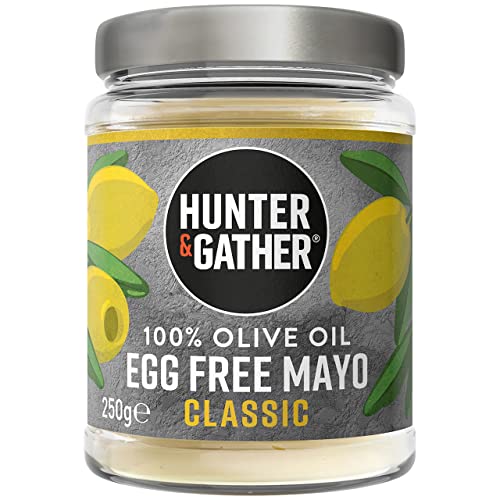 Produktbild Hunter & Gather 100% Olivenöl eifrei klassische Mayo 250 g – Samenölfrei, keto- und veganfreundlich – ohne Zuckerzusatz, gluten- und sojafrei von Hunter & Gather