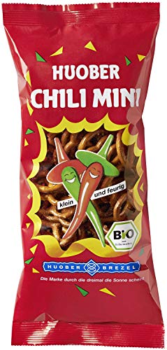 HUOBER Bio Chili Mini Brezel, 75 g (1er Pack) von Huober