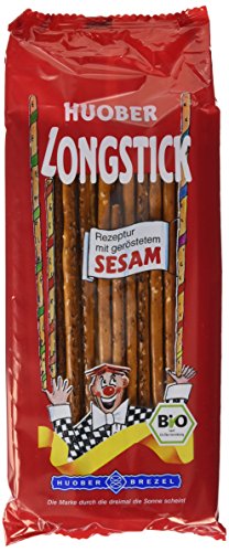 HUOBER Bio Longsticks, Sesam, 12er Pack (12 x 150 g) von Huober