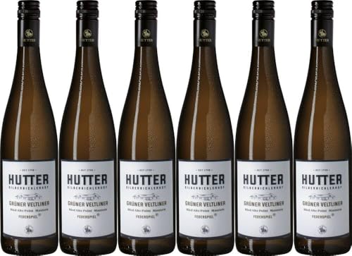 6x Hutter Federspiel Grüner Veltliner Ried Alte Point 2022 - Hutter, Wachau - Weißwein von Hutter