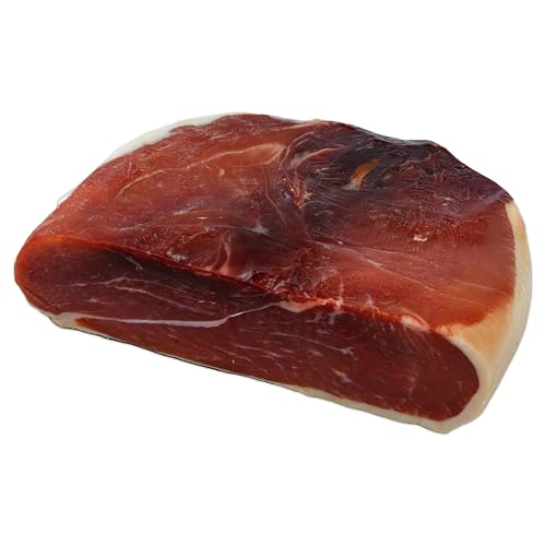 Hymor Superham Serrano Schinken am Stück - 10x ca. 2,2kg halbes Stück - Jamon Serrano ohne Knochen, polierter luftgetrockneter Schinken, mindestens 10 Monate gereift mit weniger Salz für Geschmack von Hymor