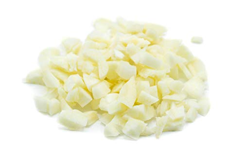 Hymor frischer Knoblauch gewürfelt - 4x 1kg - aus violettem Knoblauch Lila Knoblauch Las Pedroneras spanischer Knoblauh vegan glutenfrei voller Nährstoffe mediterran Kastilien-La Mancha von Hymor