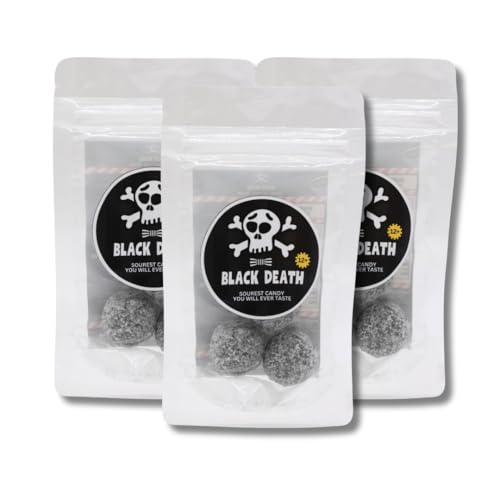 Black Death - Extreme Sour Candy Balls - 25g (3) von Hype Trade