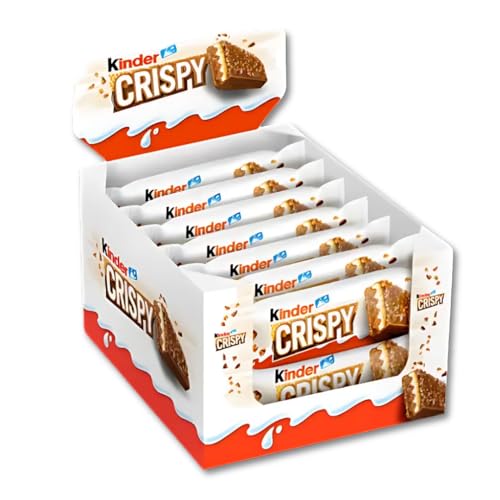 Kinder Crispy Riegel - Knuspriger Genuss mit zarter Füllung (14er Pack) von Hype Trade