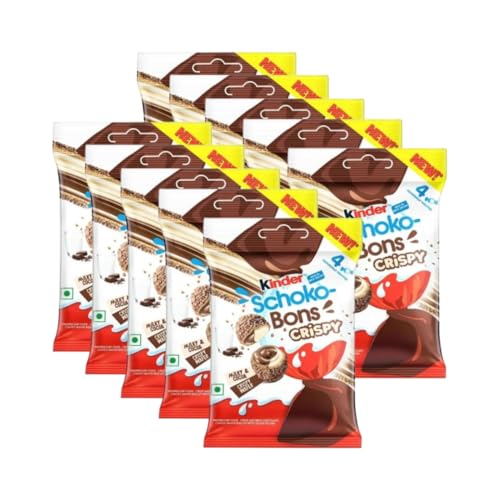 Kinder Schokobons Crispy Mini - 10er Pack (10x 22,4g) von Hype Trade