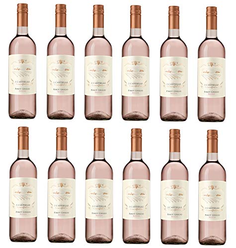 12x 0,75l - 2023er - I Castelli Romeo e Giulietta - Pinot Grigio Rosé - Veneto D.O.P. - Italien - Rosé-Wein trocken von I Castelli Romeo e Giulietta