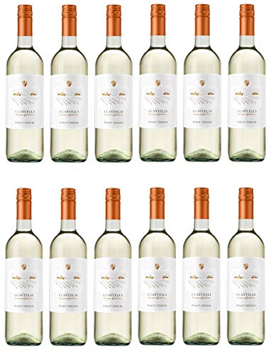 12x 0,75l - 2023er - I Castelli Romeo e Giulietta - Pinot Grigio - Veneto D.O.P. - Italien - Weißwein trocken von I Castelli Romeo e Giulietta