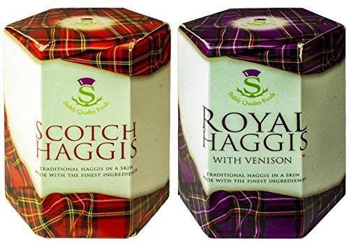 2 Pack Schottische Haggis und Wildbret Haggis Schottisches Essen Geschenke Schottlands Nationalgericht von I LUV LTD