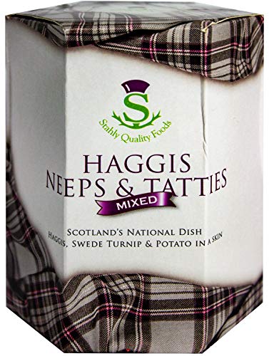 Schottische Haggis mit Neeps & Tatties Schottisches Essen Geschenke Schottlands Nationalgericht von I LUV LTD