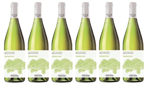 6x 0,75l - 2023er - I Vini del Mare Belvento - Vermentino - Toscana I.G.P. - Italien - Weißwein trocken von I Vini del Mare Belvento