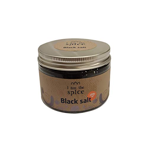 I am the spice Black Salt, Meersalz mit Holzkohle, 100 g von I am the spice