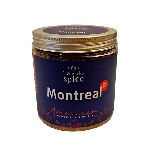 I am the spice Montreal Gewürzmischung für amerikanische Küche, am besten mit Fleisch oder Fisch, 370g von I am the spice