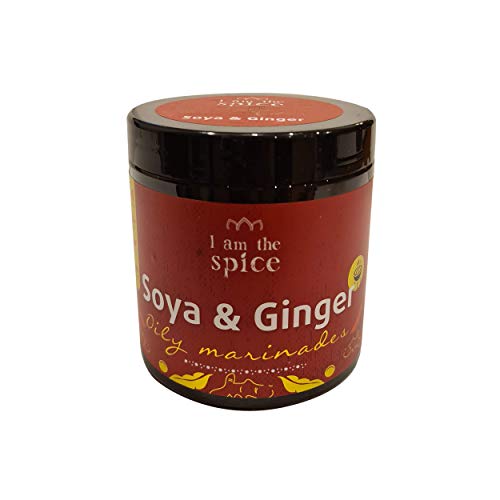 I am the spice Soja und Ingwer Fettige Marinade für Fisch & Meeresfrüchte, Garnelen, Bass, Chicken Wings, 600g von I am the spice