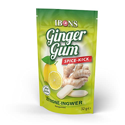 IBONS GingerGums Lemon zuckerfrei 32g von IBONS