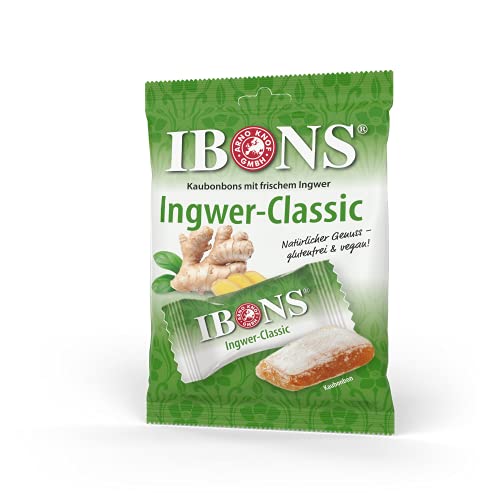 IBONS Kaubonbons 92 g (Ingwer-Classic) von IBONS