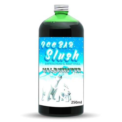 ICE Bär Sirup AZO FREI | 250 ml Flasche | Konzentrat für Slushy Getränke Maker Eis Slushmaschinen Eismaschinen 1:5 bis 1:20 (250 ml, Waldmeister) von ICE Bär SLUSH