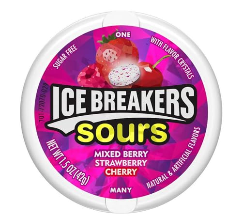 Ice Breakers Sours Mixed Berry Mints Zuckerfrei 42 g von UOOTPC