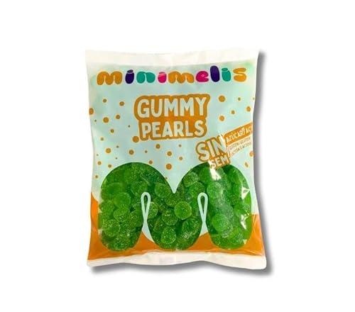 iChuches Minielis Gummibärchen, zuckerfrei, glutenfrei, laktosefrei, Beutel 1 kg (beschichtete Apfelperlen) von ICHUCHES