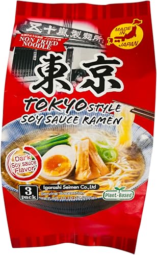 IGARASHI SEIMEN Nudeln, Instant Ramen mit Tokyo Style Soja Sauce - 1 x 285 g von IGARASHI SEIMEN