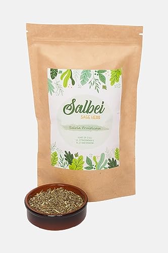 IGART Salbei 100g, Sage Herb, Salvia fruiticosa, Natürliche Kraft für Gesundheit und Schönheit, Desinfizierende Wirkung, Antiseptische Eigenschaften von Igart