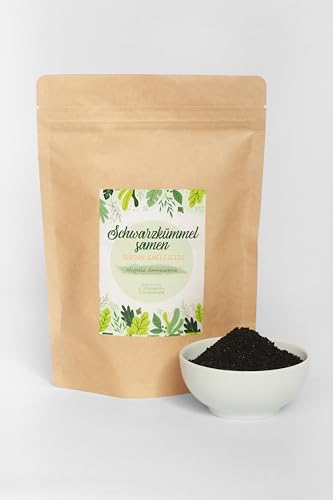 Schwarzkümmel 1000g Nigella Sativa – 1A Qualität, ganze Schwarzkümmel Samen 1kg | Hochwertige Schwarzkümmelsamen, naturrein, ohne Zusätze, ideal für Küche & Tee von IGART