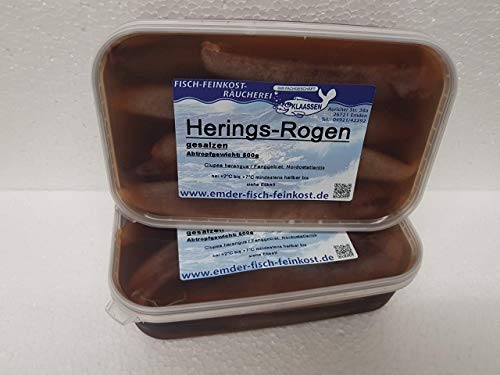 Klaassen Salzherings-Rogen, Hoch eingesalzen, 500g von IHR FACHGESCHÄFT KLAASSEN