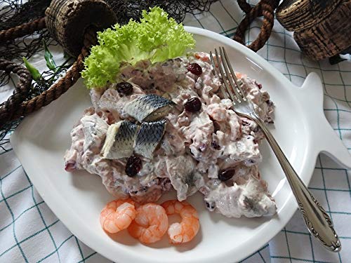 Klaassen Usedomer Fischerschmaus, Bismarckhering, Garnelen, Fischsalat nach traditionellem Rezept, 1000g von IHR FACHGESCHÄFT KLAASSEN